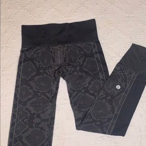 Lululemon Snake Skin Leggings